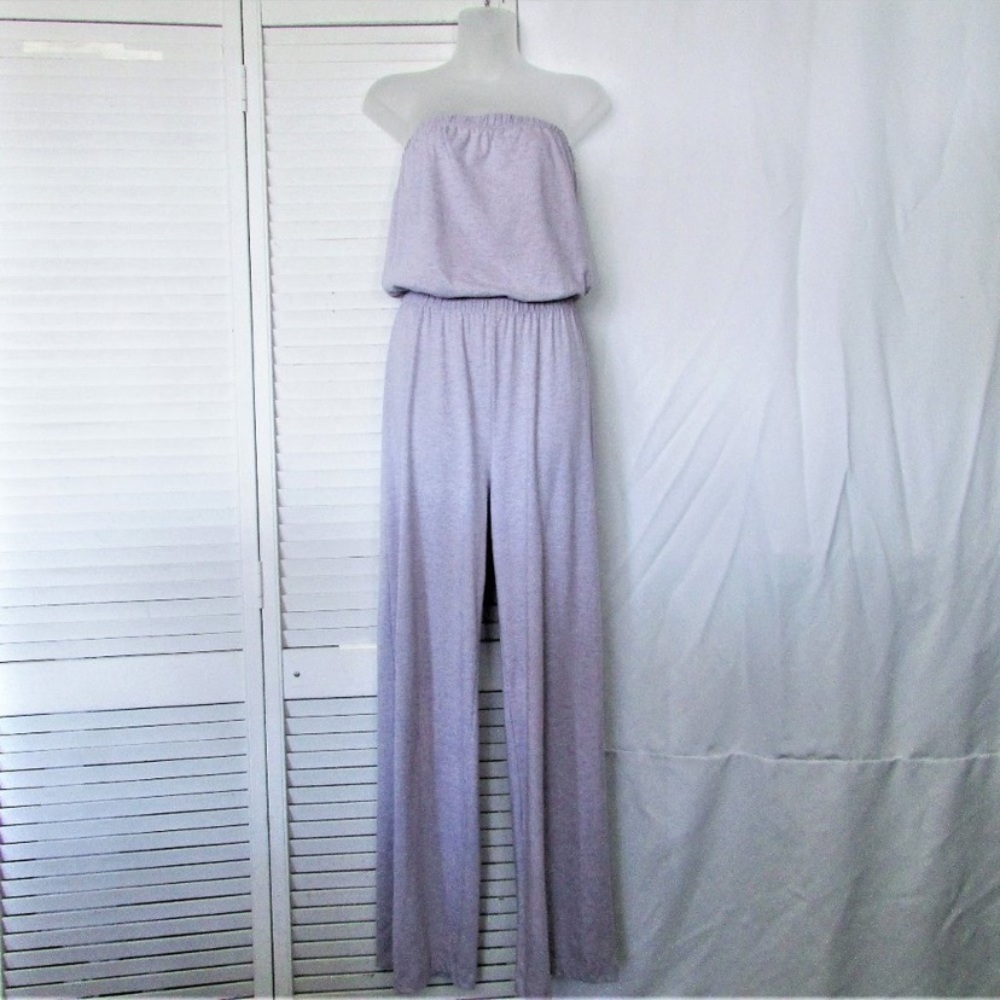 American Apparel • Strapless Wide Leg Jumpsuit